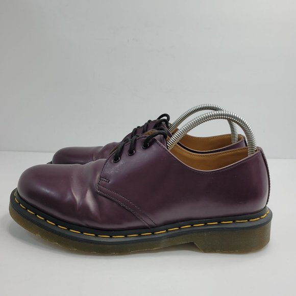 Dr. Martens 1461 3 Hole Men\'s Purple Leather Oxford Shoes USM Size 9 main image 6